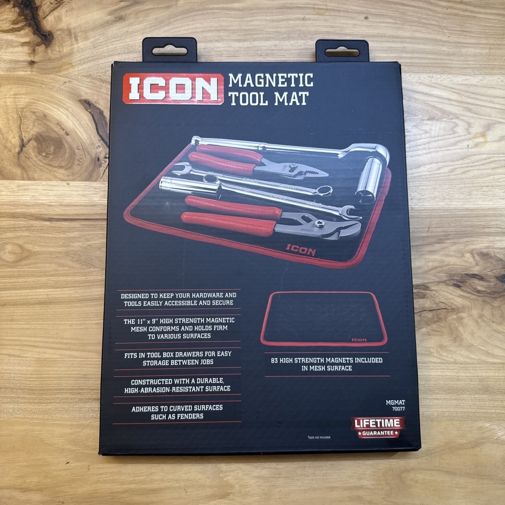 NEW Sealed ICON Brand Large 11" X 9" High Power Magnetic Mat Lifetime Warranty